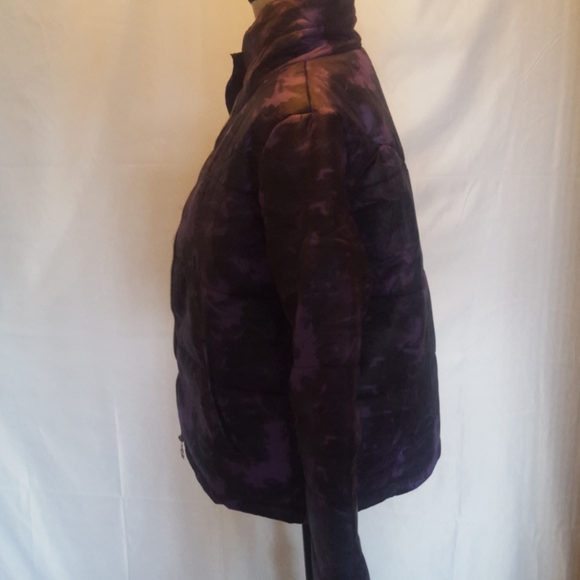 Know One Cares tie dye puffer jacket - Picture 5 of 8